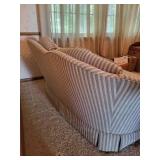 Striped Upholstered Sofa 56 X 34 X 28 in