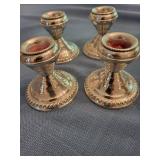 International Sterling Weighted Candlesticks (Lot of 6)