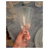 Clear Patterned Glass Serving Assortment Mixed Lot