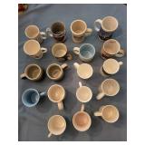 Mixed Lot of 16 Decorative Coffee Mugs