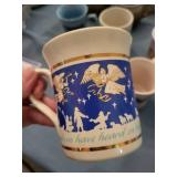 Mixed Lot of 16 Decorative Coffee Mugs