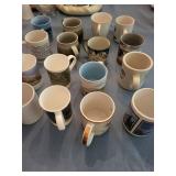 Mixed Lot of 16 Decorative Coffee Mugs