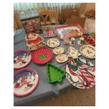 Holiday Serving Pieces Mixed Lot