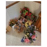 Artificial Floral Arrangements Mixed Lot