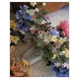 Artificial Floral Arrangements Mixed Lot