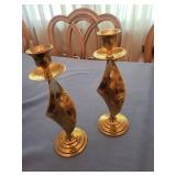 Mixed Brass, China & Silverplate Tableware Lot