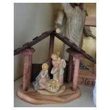 Mixed Lot: Nativity, Jesus, Shepherd & Trinket Boxes