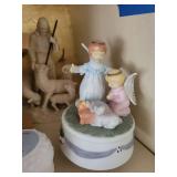 Mixed Lot: Nativity, Jesus, Shepherd & Trinket Boxes