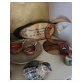 Mixed Lot of Decorative Pottery, Candleholders & Figurines
