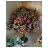 Mixed Lot Decorative Bird and Floral Accent Pieces