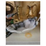 Mixed Lot Decorative Bird and Floral Accent Pieces