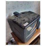 Vintage Sansui COM0961B AC/DC TV VCR Combo With Remote