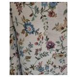 Floral Upholstered Sofa With Matching Fabric Pieces 87 X 27 X 31 in