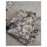 Floral Upholstered Sofa With Matching Fabric Pieces 87 X 27 X 31 in