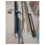 Mixed Lot: Curtain Rods, Window Hardware & Quik Splice 8mm Splicer