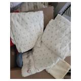 Mixed Lot Floral Bedding Textiles