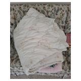 Mixed Lot Floral Bedding Textiles