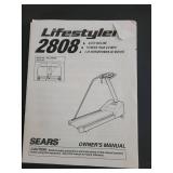 Sears Lifestyler 2808 Treadmill With Manual