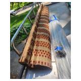 Vintage Custom Woven Window Blinds (Lot of 4)