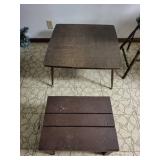 Wood Dining Table & Bench Set