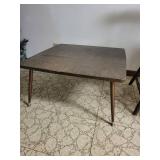 Wood Dining Table & Bench Set