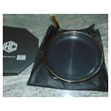 Hexclad Hybrid Nonstick 12 Inch Fry Pan with Tempered Glass Lid