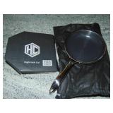 Hexclad Hybrid Nonstick 8 Inch Fry Pan with Tempered Glass Lid