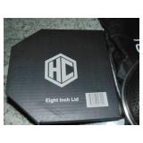 Hexclad Hybrid Nonstick 8 Inch Fry Pan with Tempered Glass Lid