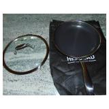 Hexclad Hybrid Nonstick 10 Inch Fry Pan with Tempered Glass Lid