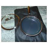 Hexclad Hybrid Nonstick 8 Inch Fry Pan with Tempered Glass Lid