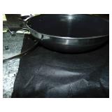 Hexclad Hybrid Nonstick 12 Inch Wok with Tempered Glass Lid