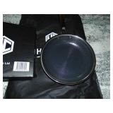 Hexclad Hybrid Nonstick 8 Inch Fry Pan with Tempered Glass Lid