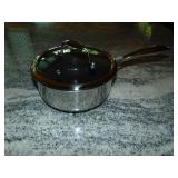 HexClad 3-Quart Hybrid Nonstick Saucepan with Lid