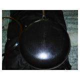 Hexclad Hybrid Nonstick 12 Inch Fry Pan with Tempered Glass Lid
