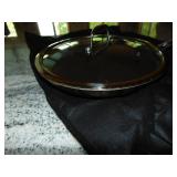 Hexclad Hybrid Nonstick 12 Inch Fry Pan with Tempered Glass Lid