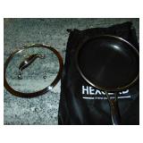 Hexclad Hybrid Nonstick 8 Inch Fry Pan with Tempered Glass Lid