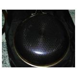 Hexclad Hybrid Nonstick 8 Inch Fry Pan with Tempered Glass Lid