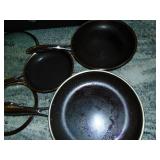 HexClad 7-Piece Hybrid Nonstick Cookware Set Wok  With Lids