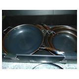 HexClad 7-Piece Hybrid Nonstick Cookware Set Wok  With Lids