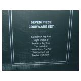 HexClad 7-Piece Hybrid Nonstick Cookware Set Wok  With Lids
