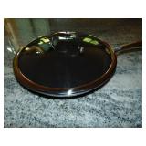 Hexclad Hybrid Nonstick 12 Inch Fry Pan with Tempered Glass Lid
