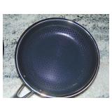 Hexclad Hybrid Nonstick 8 Inch Fry Pan with Tempered Glass Lid