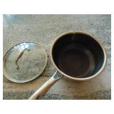 HexClad 3-Quart Hybrid Nonstick Saucepan with Lid