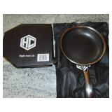 Hexclad Hybrid Nonstick 8 Inch Fry Pan with Tempered Glass Lid