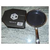 Hexclad Hybrid Nonstick 8 Inch Fry Pan with Tempered Glass Lid