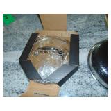 Hexclad Hybrid Nonstick 8 Inch Fry Pan with Tempered Glass Lid