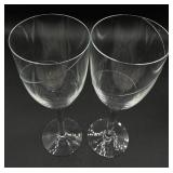 Kosta Boda Hand Blown Crystal "Line" Wine Glasses - Set of 10