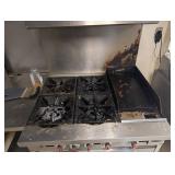 CPG 36 in Gas Range With 12 in Griddle & Oven S36-G12-N