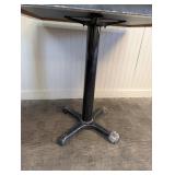 Commercial Square Table With Cast Base