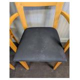 Pair of Wood Armchairs